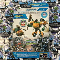 Transformers- “Transformers Prime: Beast Hunters” Bulkhead (Heavy Munitions, Nova Hammer & File Card Included!) Commander Class Poseable Action Figure [New/Sealed]
