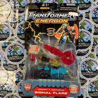 Transformers- “Transformers: Energon” Signal Flare (Comic Book Included!) Poseable Actuon Figure [New/Sealed]

