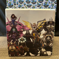 PS4 - OVERWATCH (COLLECTOR’S EDITION) W/ SOLDIER: 76 STATUE, ARTBOOK, STEELBOOK & GAME, SOUNDTRACK, & POSTCARDS [CIB]
