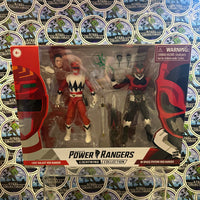 Mighty Morphin Power Rangers- “Power Rangers Lightning Collection” Lost Galaxy Red Ranger & In Space Psycho Red Ranger Poseable Action Figures
