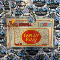 Tiger Electronics- Vintage 1995 Handheld “Family Fued” Retro Game Console w/ New/Sealed Game Cartridges (#1-3)

