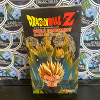 VHS- 2001 “DRAGON BALL Z: WORLD TOURNAMENT SAGA” (BLACK OUT, THE DRAW, JUNIOR DIVISION) UNCUT VERSION ENGLISH DUBBED ANIME VHS TAPE [SET OF 3]
