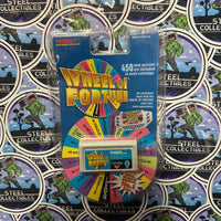 Tiger Electronics- Vintage 1995 Handheld “Wheel Of Fortune” Retro Game Console w/ New/Sealed Cartridges (#7-9)
