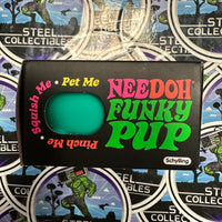 Schylling- 100% Authentic Needoh “Funky Pup” Blue (Pinch Me, Squish Me, Pet Me! Feel the Funk!) Stress Relief/Fidget Toy [New/Factory Sealed]
