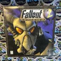 PC- “Fallout 2 (A Post Nuclear Role Playing Game)” Complete PC Game w/ Notebook/Journal Game Guide, Promotional Material, & Official Paperwork [CIB]
