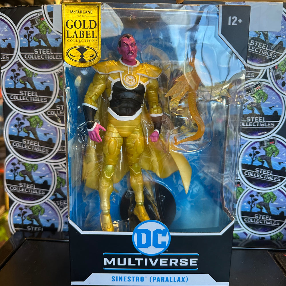 DC Multiverse- Sinestro (Parallax) “McFarlane Gold Label Collection” Figure (New)