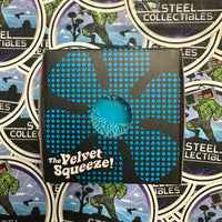 Needoh- 100% Authentic Needoh “Fuzz Ball Flower Power” Blue (The Velvet Squeeze!) Stress Relief/Fidget Toy [New/Factory Sealed]
