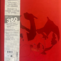Pokémon TCG- 9-Pocket Zippered Pro-Binder (Charizard Ver.)