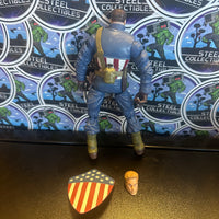 Marvel Legends- 2008 “Captain America” Ultimate Captian America (Nick Fury 2-Pack Version) 6” Poseable Action Figure
