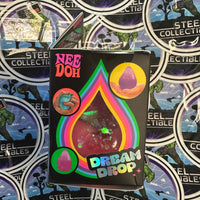Schylling- 100% Authentic Needoh “Dream Drop” Pink Glitter Dream Drop (w/ Splash Display Stand) Stress Relief/Fidget Toy [New/Sealed]
