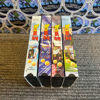 VHS- 2000 “DRAGON BALL Z: IMPERFECT CELL” (17’S END, RACE AGAINST TIME, DISCOVERY, ENCOUNTER) UNCUT VERSION ENGLISH DUBBED ANIME VHS TAPE [SET OF 4]
