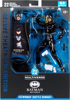 DC Multiverse- “Batman: Returns” Catwoman (Battle Damage) Deluxe Theatrical Edition 7” Poseable Action Figure [New/Sealed]
