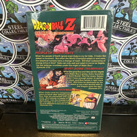 VHS- 2002 “DRAGON BALL Z: KID BUU SAGA” (THE PRICE OF VICTORY, VEGETA’S PLEA, SAIYAN PRIDE, REGRESSION) EDITED VERSION ENGLISH DUBBED ANIME VHS TAPE [SET OF 4]
