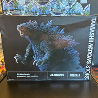S.H. MonsterArts- Godzilla (2019) Night Color Edition Preowned Figure
