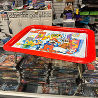 Nintendo- Vintage 1989 “Super Mario Bros.” Metal Fold-Up TV Dinner/Serving Tray
