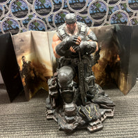 Epic Games- “Gears of War 3” Marcus Fenix (Limited Edition) Collector’s Statue Statue w/ Diorama Background, & Artbook (No Game!)  [Loose/Out of Box]
