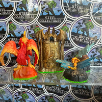 Skylanders- Dragon’s Peak Adventure Pack w/ Sunburn, Sparx Dragonfly, & Winged Boots Magic Items “Skylanders Spyro's Adventure” Toys-To-Life Figure
