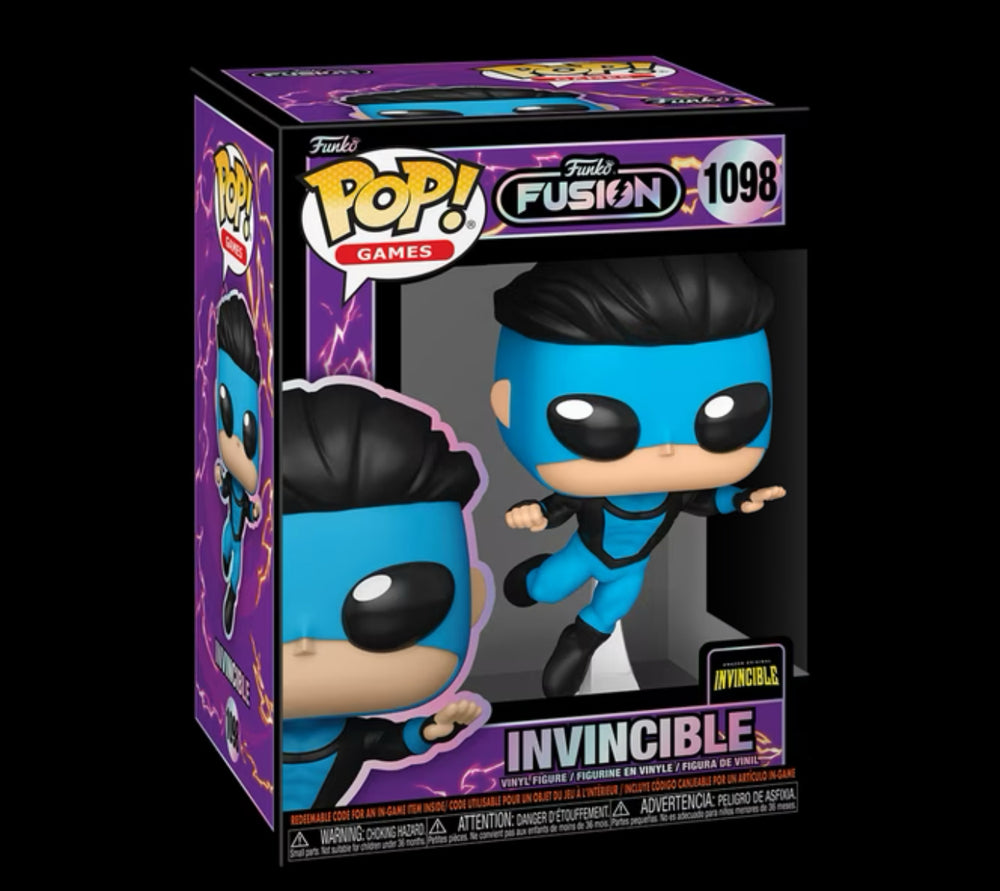 Funko Pop!- “Funko Fusion” Invincible (Blue Suit) Vinyl Figure #1098