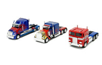 Transformers- JadaToys “Transformer” Optimus Prime 1:32 Die-Cast Cars (3-Pack) [New/Sealed]
