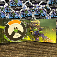PS4 - OVERWATCH (COLLECTOR’S EDITION) W/ SOLDIER: 76 STATUE, ARTBOOK, STEELBOOK & GAME, SOUNDTRACK, & POSTCARDS [CIB]
