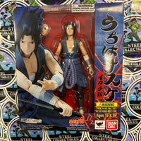 S.H. Figuarts- Bandai “Naruto: Shippuden” Sasuke Uchiha Tamashii Nations Poseable Action Figure [CIB]
