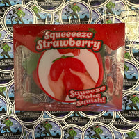 Sunny Days- 100% Authentic Squeeeeze Strawberry “Squeeze, Poke, Squish!” (Try Me!) Stress Relief/Fidget Toy [New/Factory Sealed]
