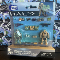 Mega Bloks- Construx “Halo Infinite” Bazaar Battleground Building Figure Set (New)
