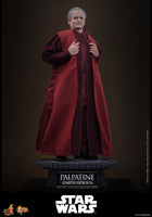 Hot Toys- “Star Wars” Palpatine (Darth Sidious) Movie Masterpiece MMS805 1/6th Scale Collectible Figure By Sideshow [New/Sealed]
