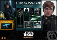 Star Wars Hot Toys 1/6 Luke Skywalker (Deluxe Version) DX23 with Grogu and Dark Trooper (Pre-Owned)
