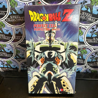 VHS- 2001 “DRAGON BALL Z: PERFECT CELL” (UNSTOPPABLE, PERFECTION, TEMPTATION, HUNT FOR 18) UNCUT VERSION ENGLISH DUBBED ANIME VHS TAPE [SET OF 4]
