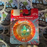 Hasbro- 1998 “Pokémon” Power Bouncer Squirtle #07 Bouncy Ball Figure (New/Sealed)
