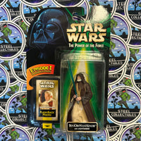Kenner- 1998 “Star Wars: The Power Of The Force” Episode I Flashback Photo Ben (Obi-Wan) Kenobi (w/ Lightsaber) 3.75” Poseable Action Figure [New/Sealed]
