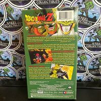 VHS- 2001 “DRAGON BALL Z: PERFECT CELL” (UNSTOPPABLE, PERFECTION, TEMPTATION, HUNT FOR 18) UNCUT VERSION ENGLISH DUBBED ANIME VHS TAPE [SET OF 4]

