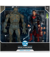 McFarlane Toys- DC Multiverse “Batman V Superman: Dawn of Justice” Doomsday & Superman (2-Pack) 7” Poseable Action Figures [New/Sealed]
