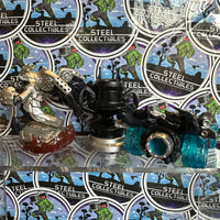 Skylanders- Dark Spitfire w/ Dark Hot Streak (Land Vehicle) & Kaos Trophy “Skylanders SuperChargers” Toys-To-Life Figure [3-Pack]
