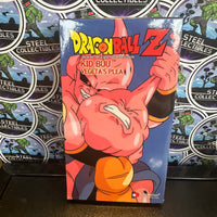 VHS- 2002 “DRAGON BALL Z: KID BUU SAGA” (THE PRICE OF VICTORY, VEGETA’S PLEA, SAIYAN PRIDE, REGRESSION) EDITED VERSION ENGLISH DUBBED ANIME VHS TAPE [SET OF 4]
