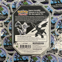 POKEMON TCG- “POKEMON: BLACK & WHITE” NEW LEGENDS TIN (RESHIRAM) [NEW/FACTORY SEALED]
