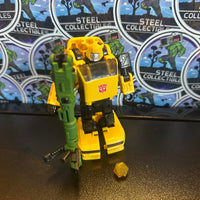 Transformers- “Transformers: Buzzworthy Bumblebee” Worlds Collide Bumblebee Poseable Action Figure
