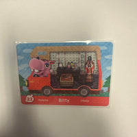 AMIIBO- “ANIMAL CROSSING: WELCOME AMIIBO” BITTY #22 [CARD]

