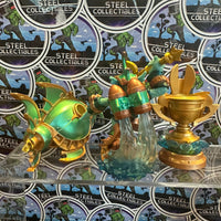 Skylanders- Deep Diver Gill Grunt w/ Reef Ripper (Sea Vehicle) & Sea Trophy “Skylanders SuperChargers” Toys-To-Life Figure [3-Pack]
