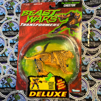 Transformers- Kenner 1995 “Transformers: Beast Wars” Deluxe The Heroic Maximal Cheetor (Red Eyes Ver.) Poseable Action Figure [New/Sealed]
