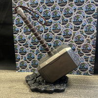 Marvel- “Thor” Mjolnir Hammer Prop Replica w/ Display Stand/Base
