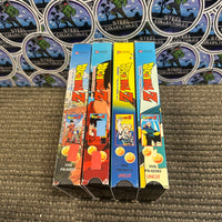 VHS- 2000 “DRAGON BALL Z: TRUNKS SAGA” (Z WARRIORS PREPARE, PRELUDE TO TERROR, MYSTERIOUS YOUTH, THE HISTORY OF TRUNKS) UNCUT VERSION ENGLISH DUBBED ANIME VHS TAPE [SET OF 4]
