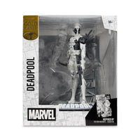 Marvel- “Deadpool: The New Mutants” #98 Line Art 1:10 Scale Posed Figure w/ Scene (Gold Label Exclusive)