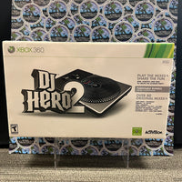 XBOX 360- DJ HERO 2 (TURNTABLE BUNDLE) [CIB]
