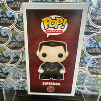 Funko Pop! Heroes- DC Comics “Superman: Man of Steel” Black Suit Superman (SDCC 2013 Exclusive) Vinyl Action Figure #32 [LTD 1008 PCS]
