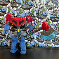 Hasbro- “Transformers: Legacy United” Animated Universe Optimus Prime Voyager Class Poseable Action Figure

