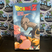 VHS- 2002 “DRAGON BALL Z: FUSION SAGA” (HOPE RETURNS, AMBUSH, LOSING BATTLE, PLAY FOR TIME, & EVIL BUU) UNCUT VERSION ENGLISH DUBBED ANIME VHS TAPE [SET OF 5]
