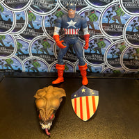 Marvel Legends- Captain America (Brood Queen BAF Wave) 6" Poseable Action Figure
