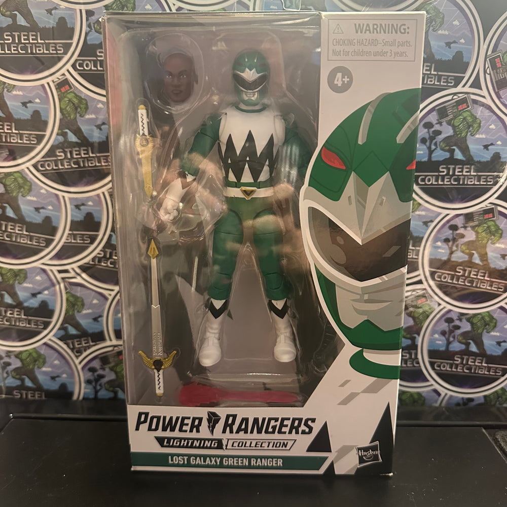 Mighty Morphin Power Rangers- Lightning Collection Lost Galaxy Green Ranger Action Figure (New)